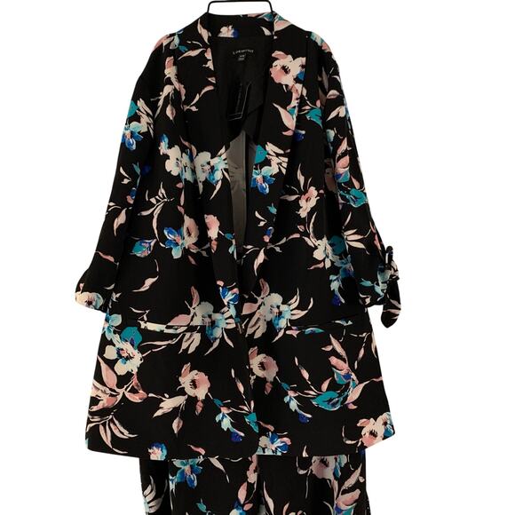 Lane Bryant Women's 2 PC. Floral High Waist Pants & Jacket Set Size 18/20 - Picture 13 of 13